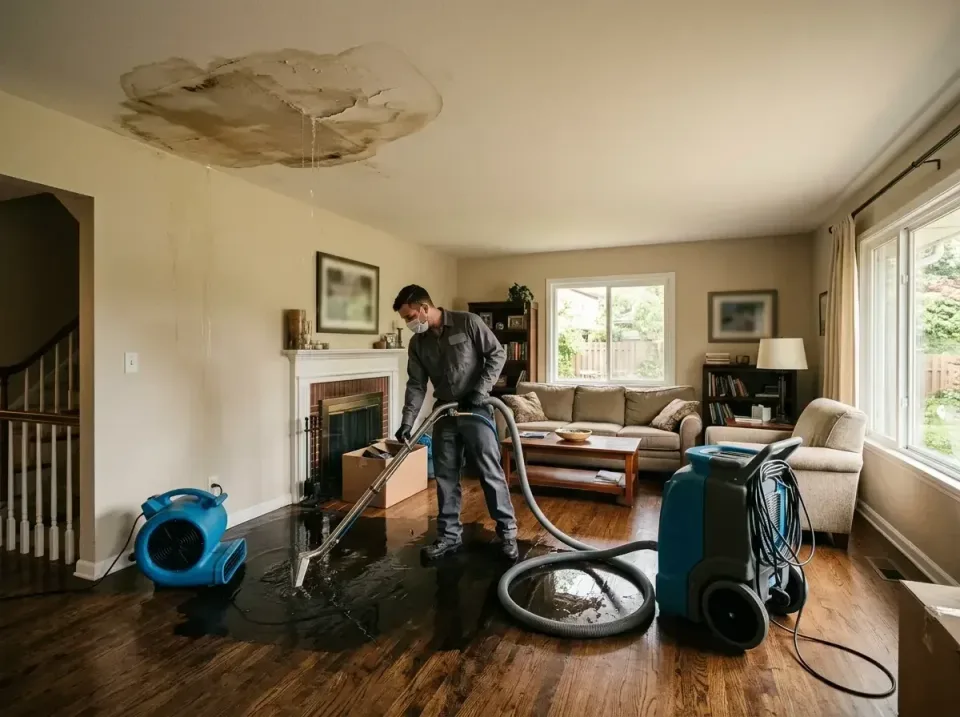 attic-pipe-burst-ceiling-drip-008 — frequently asked questions, Water Damage Restoration & Carpet Care in Walworth, WI